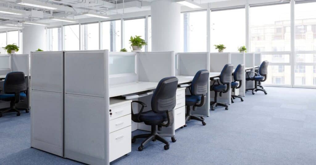 Clean office transform workspace